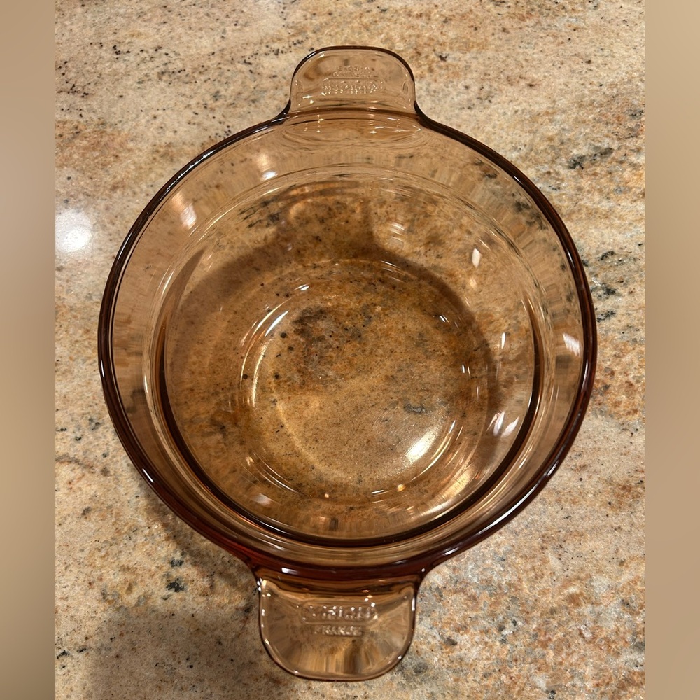 Corning Ware France Vision Amber V-20-B Double Boiler Insert 1.5 liter. 1.5 Qt.